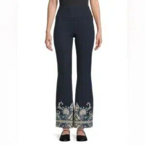 NWT Johnny Was Roman Paisley High Rise Flare Leggings XS